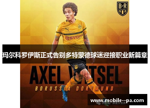 玛尔科罗伊斯正式告别多特蒙德球迷迎接职业新篇章 玛尔科罗伊斯正式告别多特蒙德球迷迎接职业新篇章