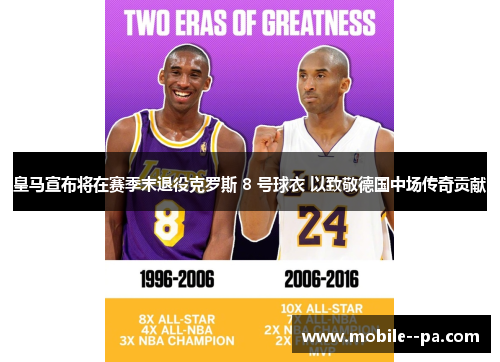 皇马宣布将在赛季末退役克罗斯 8 号球衣 以致敬德国中场传奇贡献 皇马宣布将在赛季末退役克罗斯 8 号球衣 以致敬德国中场传奇贡献